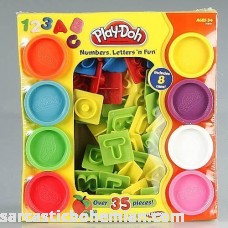 PLAY DOH Numbers Letters n Fun Art Craft Dough Children Learning Educational Toys Games B00JN6TX3W
